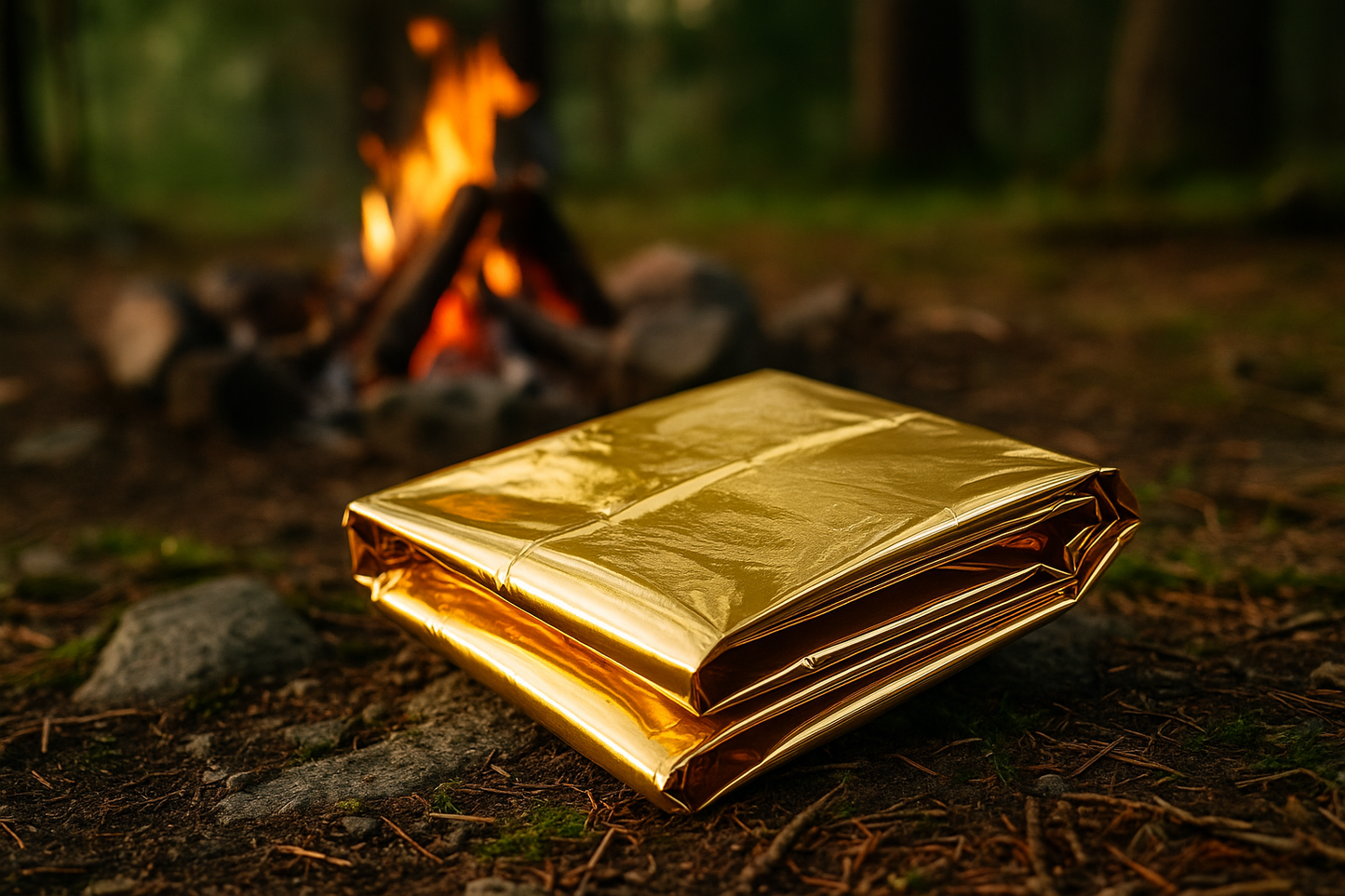 Thermische Noodponcho – Warmte, Windproof & Herbruikbaar